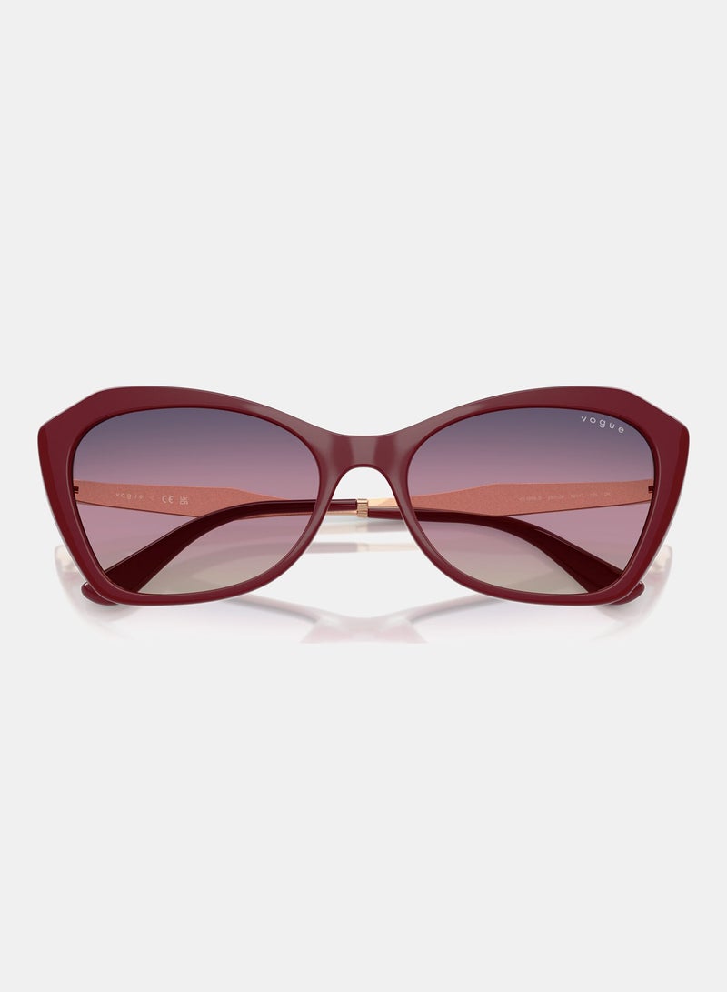 Vogue Full Rimmed Butterfly Sunglasses 0VO5626S - Image 5